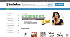 Desktop Screenshot of ghanatrader.com